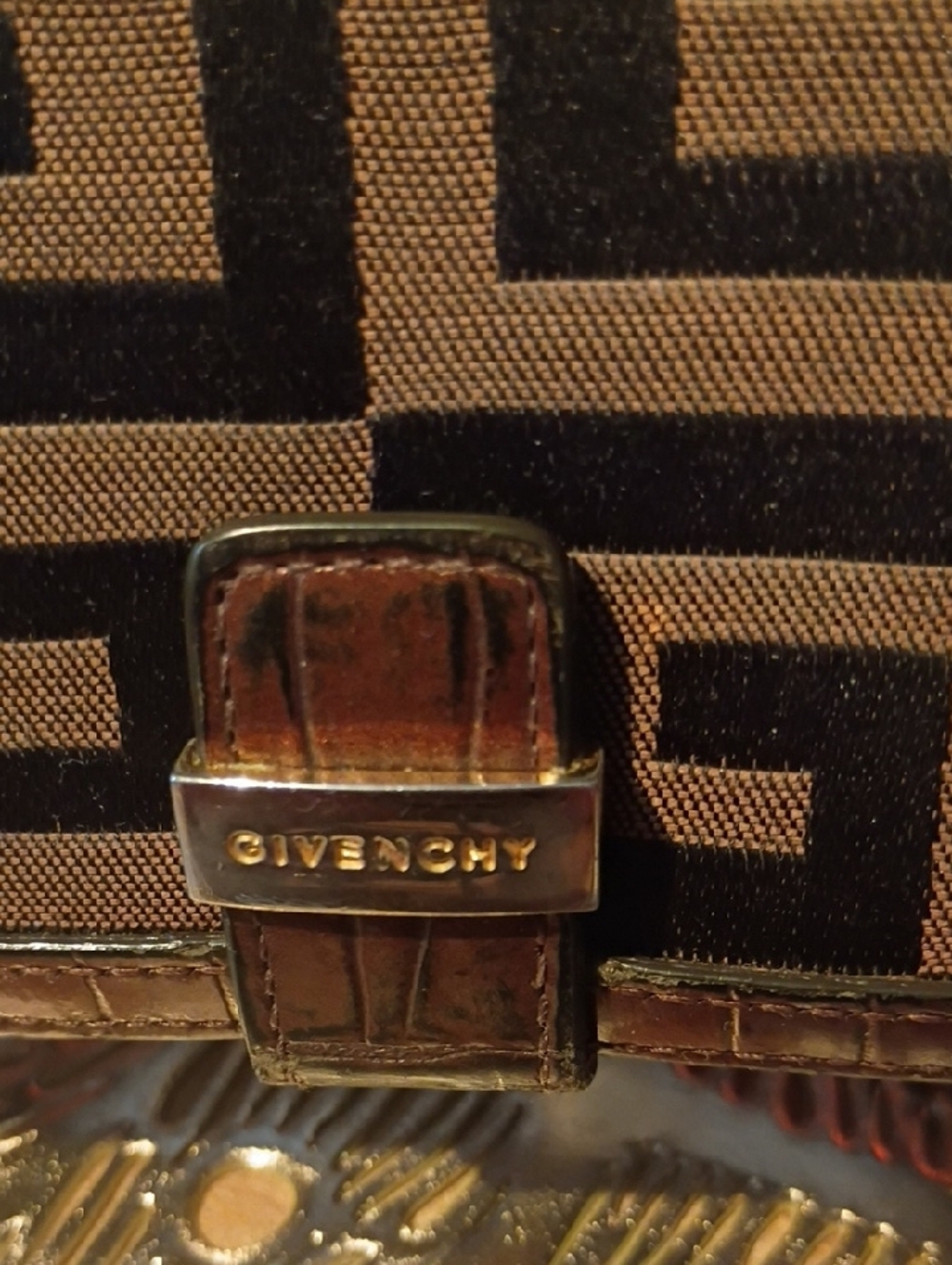 Givenchy Geometric Monogram Printed Canvas Wallet - Picture 2 of 11
